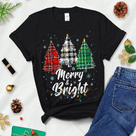 Camiseta Árbol navideño amargo y brillante - dulce y brilla