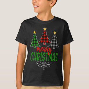 Camiseta Árbol navideño de amarre de tres búfalos