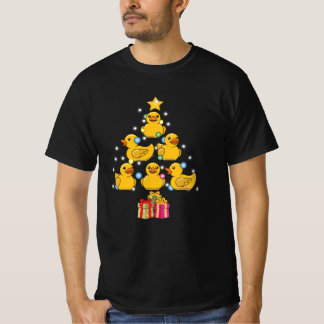 Camiseta Árbol navideño de duelo de caucho