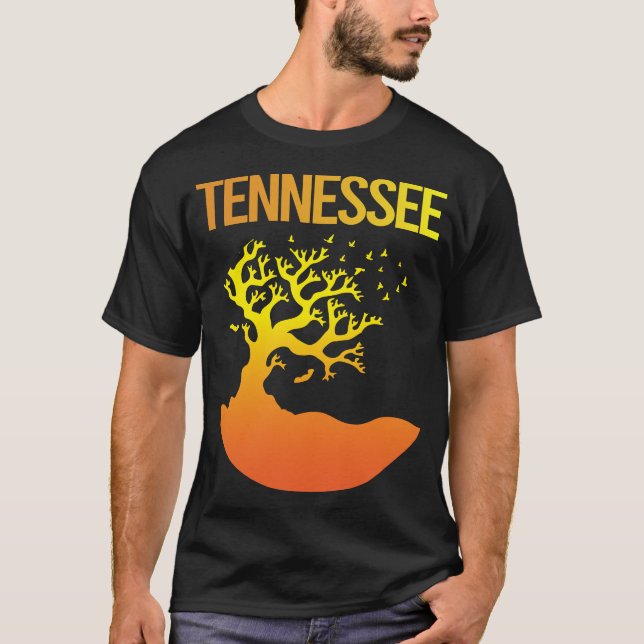 Camiseta Árbol neón - Tennessee (Anverso)