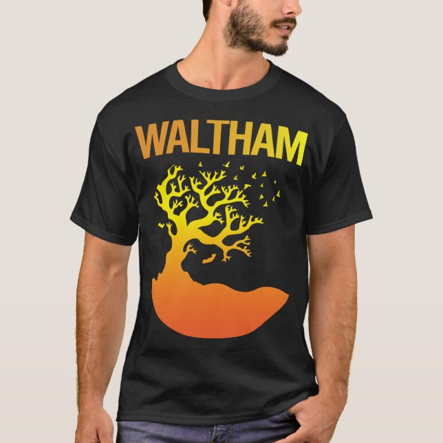Camiseta Árbol neón - Waltham (Anverso)