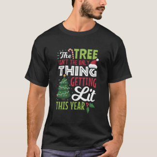 Camiseta Árbol no es la única cosa que se ilumina
