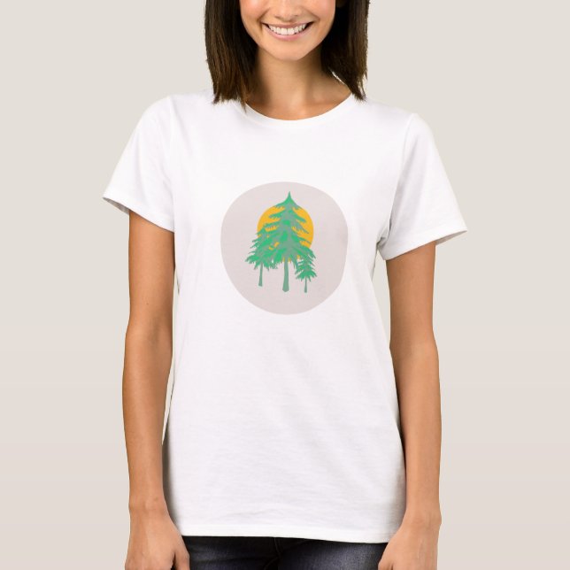 Camiseta Árbol orgánico Hugger Natural Tee (Anverso)