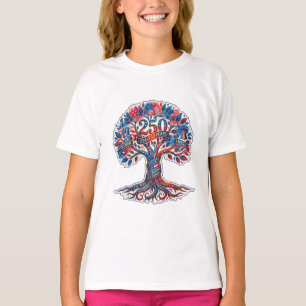 Camiseta Árbol Patriótico para el 250 aniversario de Estado