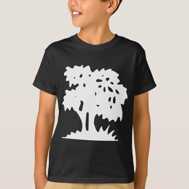 Camiseta Árbol personalizado - Blanco (Anverso)