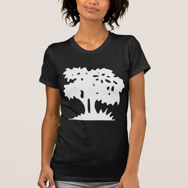 Camiseta Árbol personalizado - Blanco (Anverso)