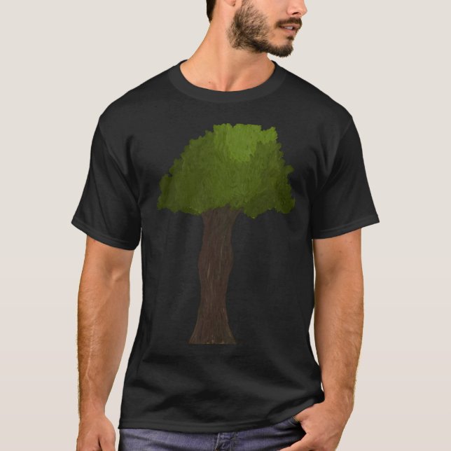 Camiseta Árbol pintado detallado (Anverso)