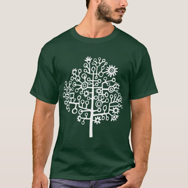 Camiseta Árbol Robo (Tee Oscuro) (Anverso)