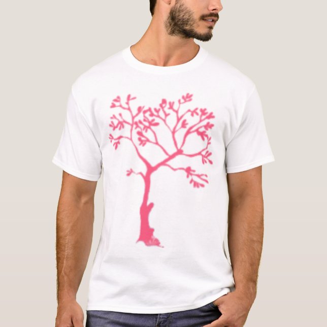 Camiseta Árbol rosado (Anverso)