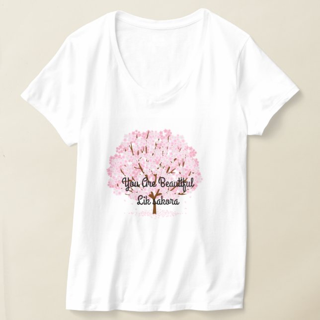 Camiseta Árbol Sakura en pleno florecimiento - Elegante dis (Distribución )