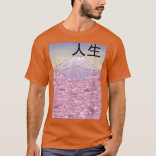 Camiseta Árbol sakura japonés florece primavera de flores d