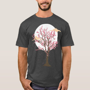 Camiseta Árbol sakura vintage cereza de flores rosadas japo