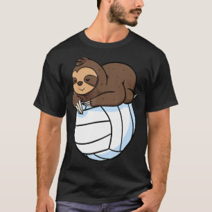 Camiseta Árbol salvaje deportivo de voleibol animal perezos
