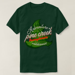 Camiseta Árbol silvestre Adventure Pine Creek Pennsylvania