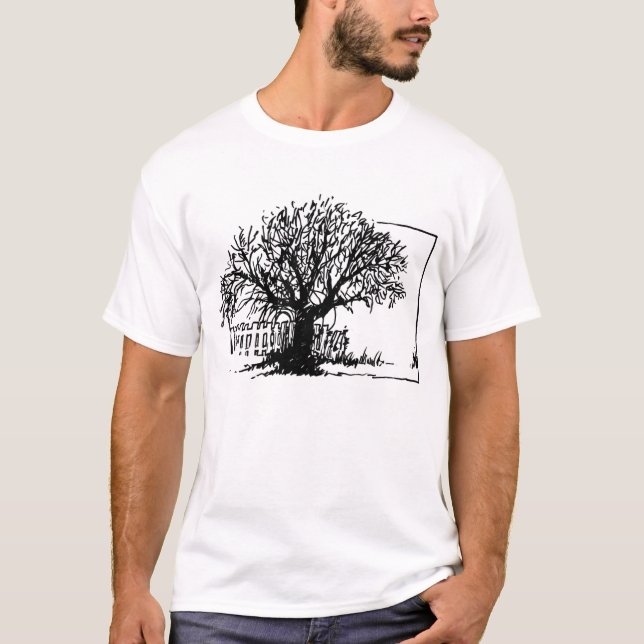 Camiseta Árbol solitario (Anverso)