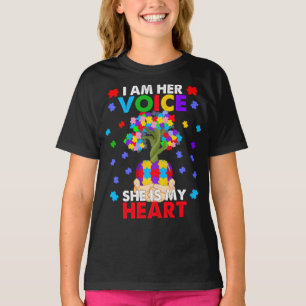 Camiseta Árbol, soy su voz, ella es mi autismo cardíaco