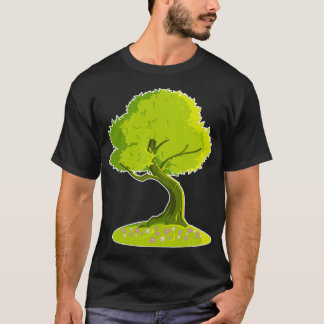 Camiseta árbol verde 1