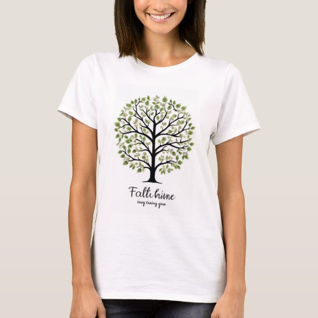 Camiseta Árbol vibrante de la vida (Anverso)