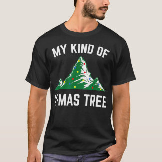Camiseta Árbol X-Mas De Montaña Para Los Fans De La Escalad