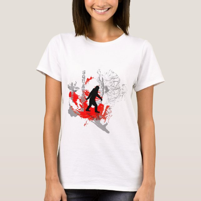 Camiseta Arbolado ido de Squatchin (Anverso)