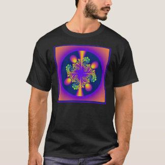 Camiseta arboleda del bosque en la puesta del sol