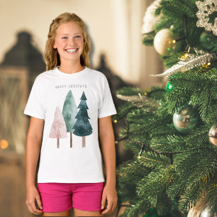 Camiseta Árboles acuáticos de vacaciones felices minimalist