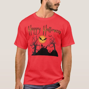 Camiseta Árboles asustados Feliz Halloween