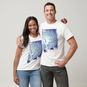 Camiseta Árboles azules de la noche