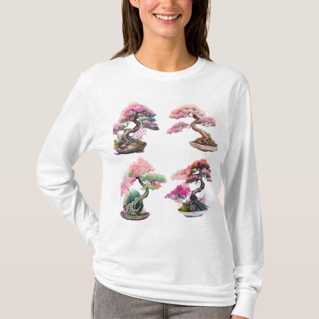 Camiseta Árboles bonsai (Anverso)