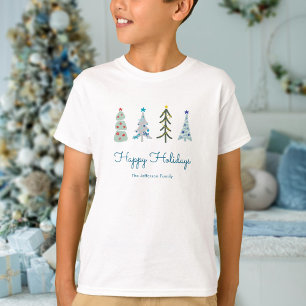 Camiseta Árboles de Navidad baratos escandinavos