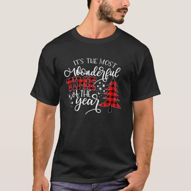 Camiseta Árboles De Navidad Es El Momento Más Maravilloso D (Anverso)