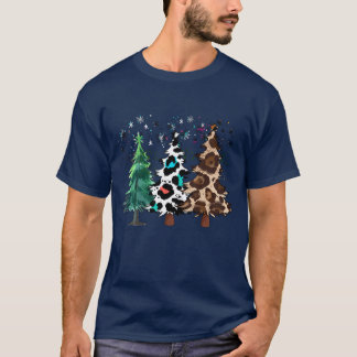 Camiseta Árboles de Navidad Leopard Christmasrees familia d