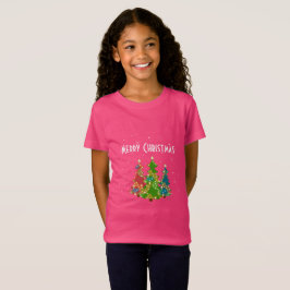 Camiseta Árboles de Navidad Snowflakes Whimsical Fun