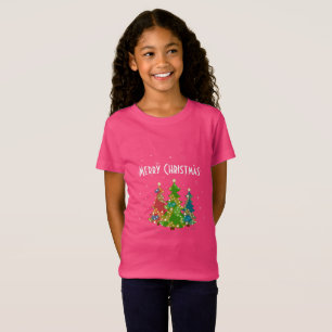 Camiseta Árboles de Navidad Snowflakes Whimsical Fun