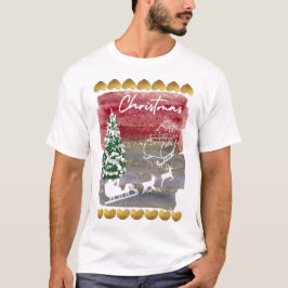 Camiseta Árboles de Navidad vintage