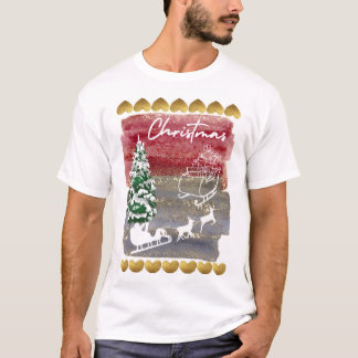 Camiseta Árboles de Navidad vintage