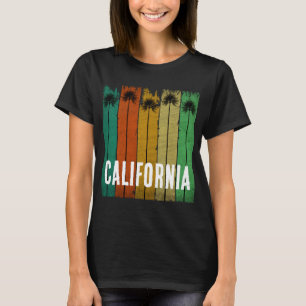 Camiseta ÁRBOLES DE PALMA personalizado VINTAGE CALIFORNIA