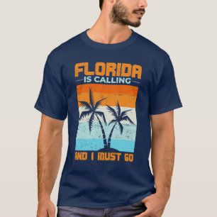 Camiseta Árboles de palmeras exóticas divertidas Florida Lo