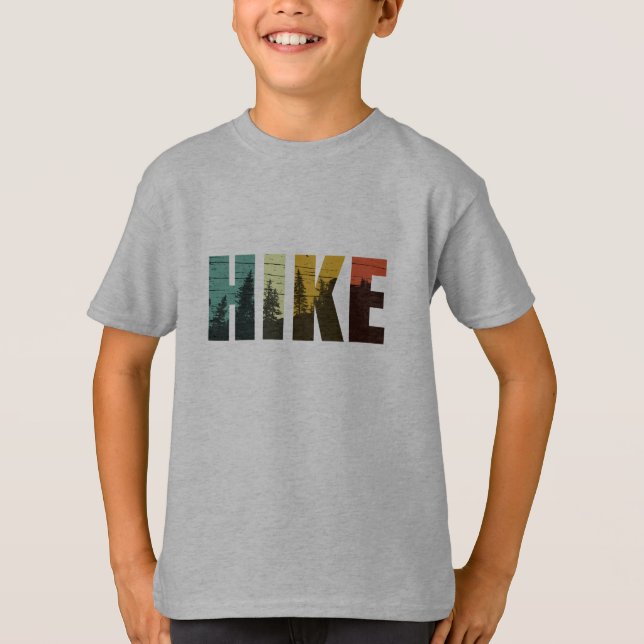 Camiseta Árboles de pino en el bosque (Anverso)