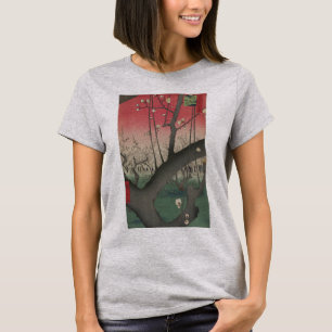 Camiseta Árboles de soleados de solera de Japón