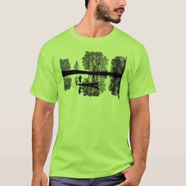 Camiseta árboles forestales (Anverso)
