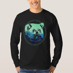 Camiseta Árboles forestales Marrones Oso Naturaleza Vida si