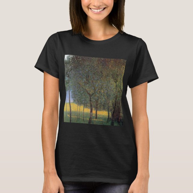 Camiseta Árboles frutales, Gustav Klimt (Anverso)