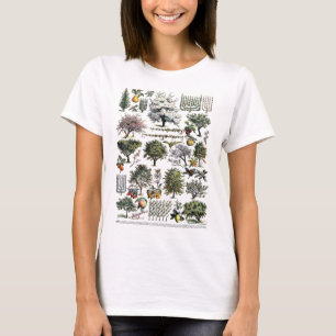Camiseta Árboles frutales naturales Árboles frutales Prunin