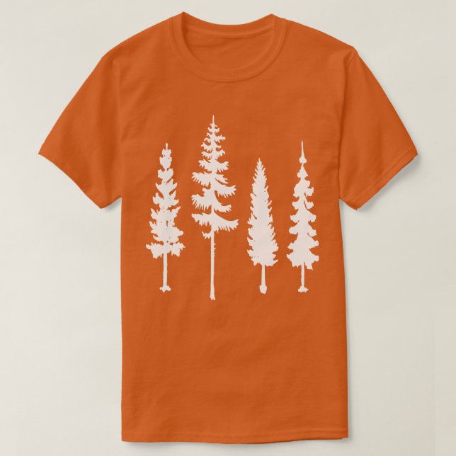 Camiseta Árboles lindos 2 (Diseño del anverso)