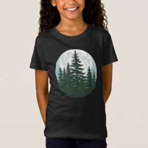 Camiseta Árboles Naturaleza silvestre Silhouette