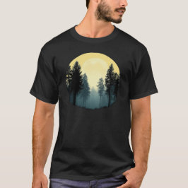Camiseta Árboles Naturaleza silvestre Silhouette