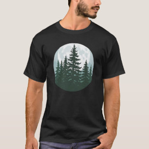 Camiseta Árboles Naturaleza silvestre Silhouette