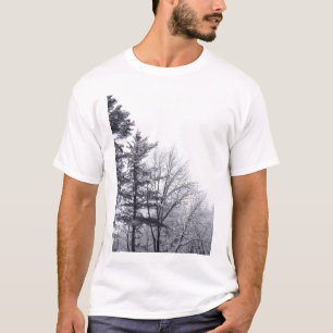 Camiseta Árboles nevados: Vertical