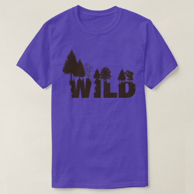 Camiseta Árboles silvestres (Diseño del anverso)